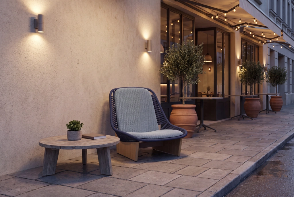 Clogs Lounge Chair setting