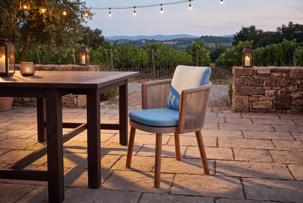 Vatican TK Dining Armchair setting