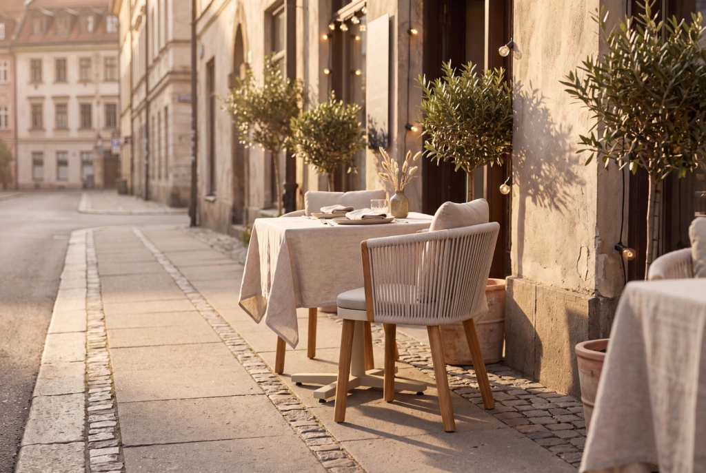 Vatican TK Dining Armchair setting