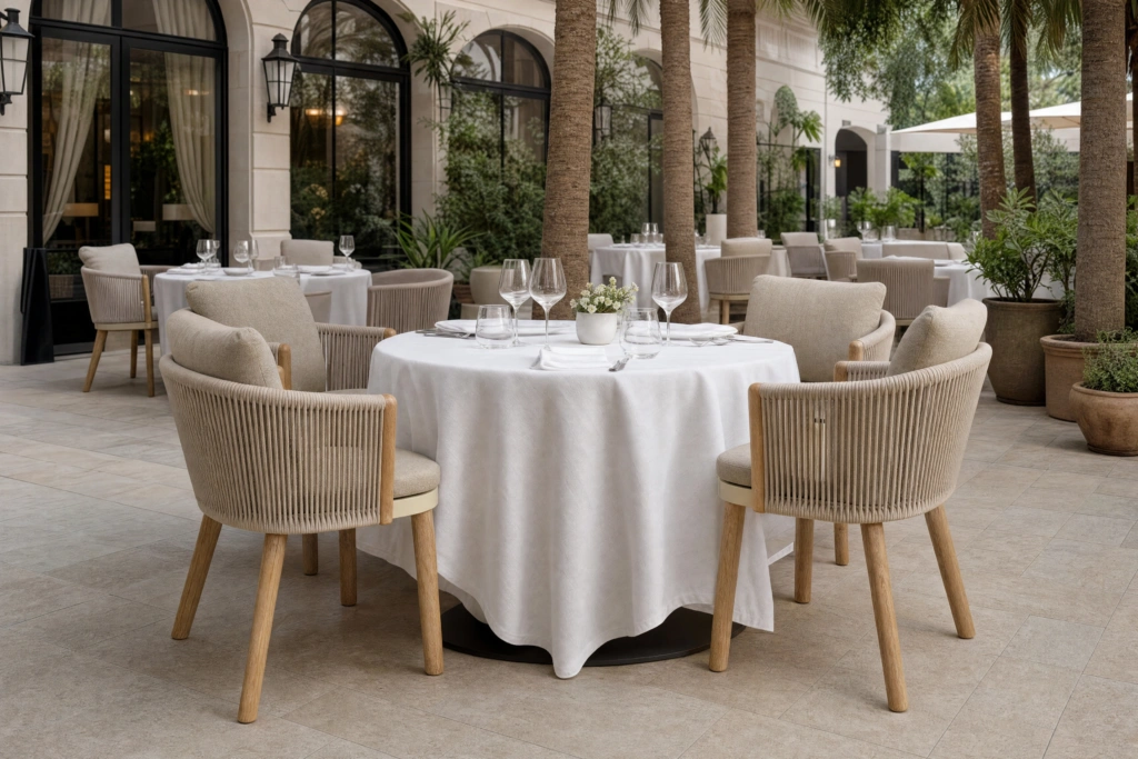 Vatican TK Dining Armchair setting