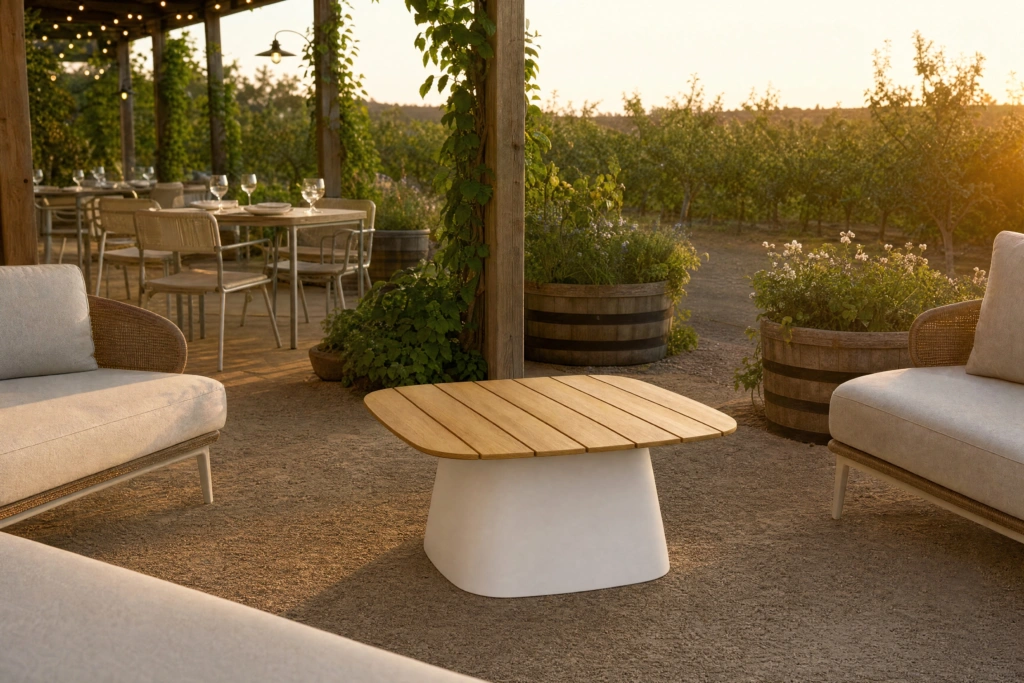 Maui Coffee Table setting
