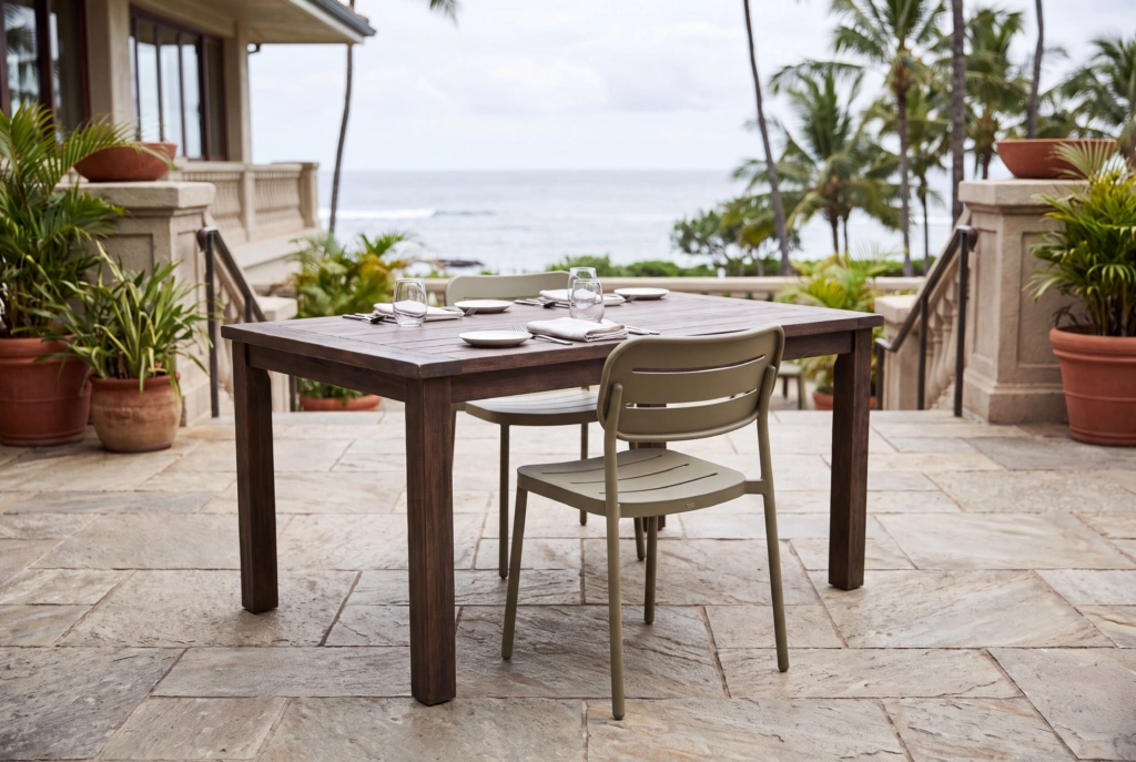 Oval Dining Chair – Slotted setting