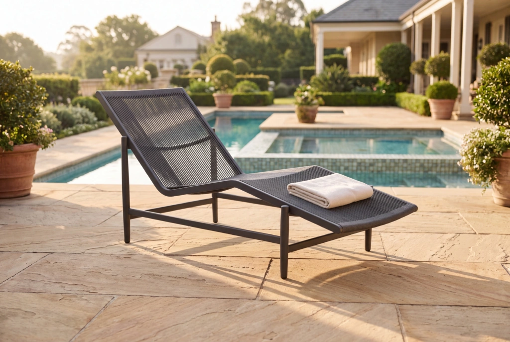 String Sunlounger setting