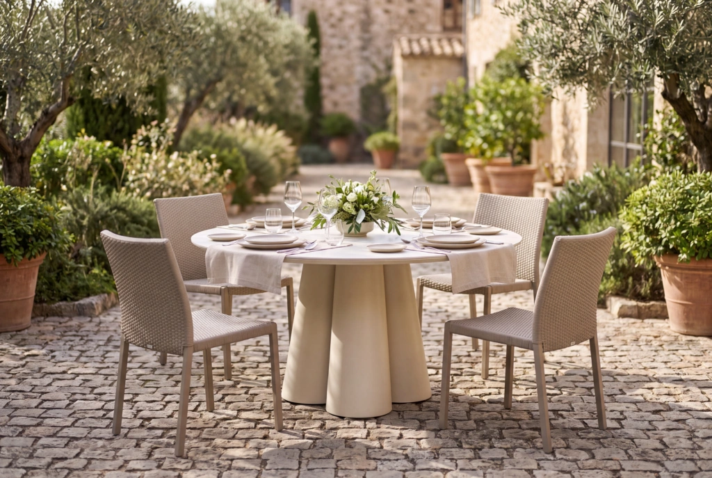 Cayenne Dining Table setting