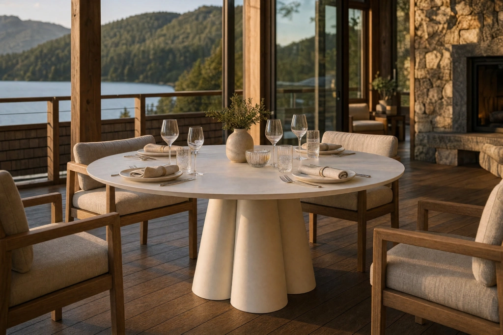 Cayenne Dining Table setting