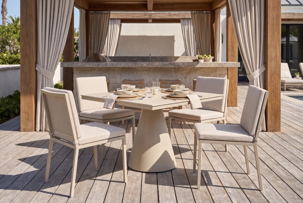 Maui Dining Table setting