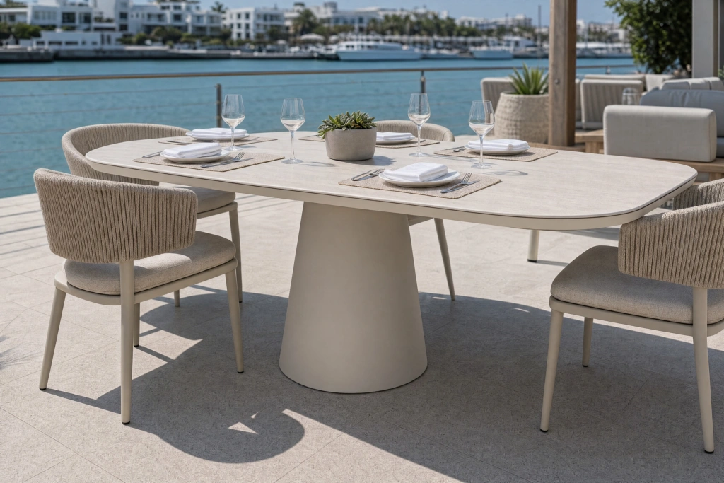 Maui Dining Table setting