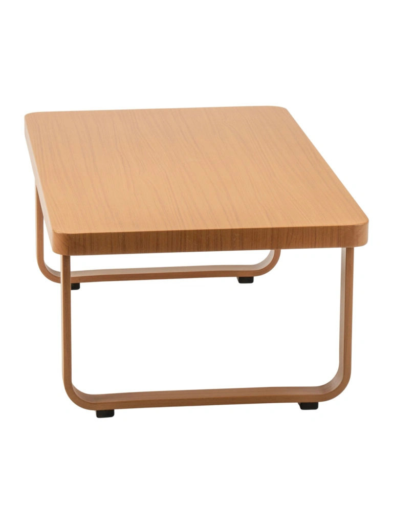 Palm Beach Coffee Table - Teak Look Aluminum