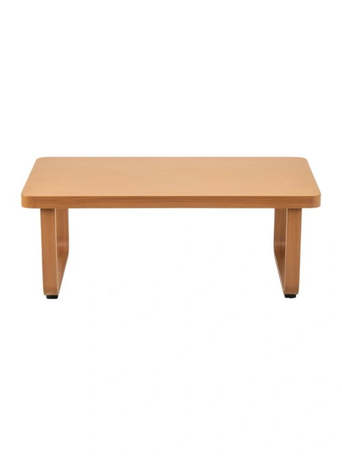 Palm Beach Coffee Table - Teak Look Aluminum