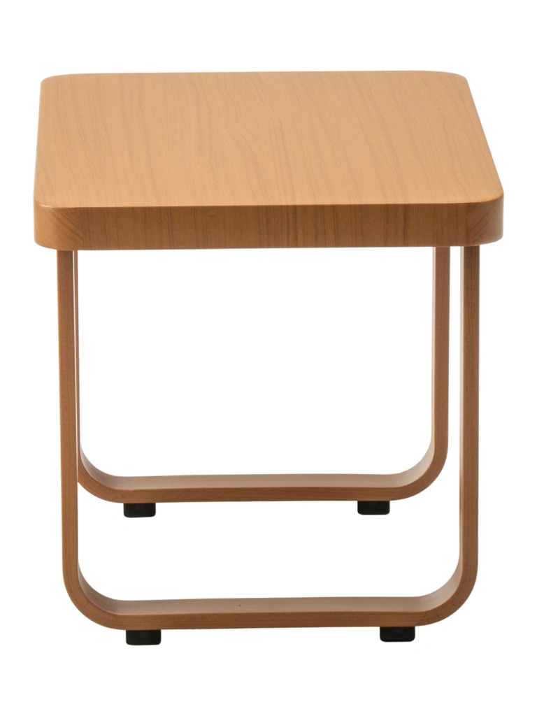 Palm Beach End Table - Teak Look Aluminum