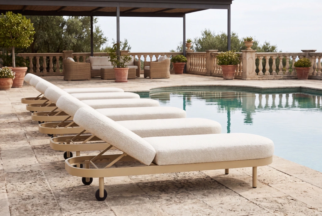 Jumbo Sunlounger + W setting