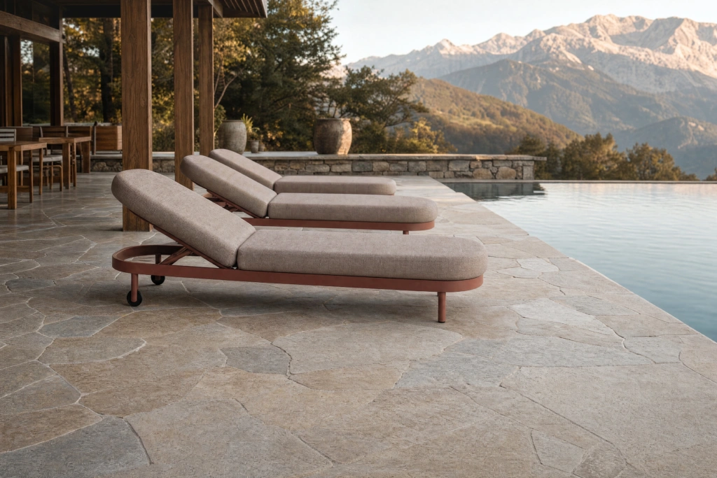 Jumbo Sunlounger + W setting