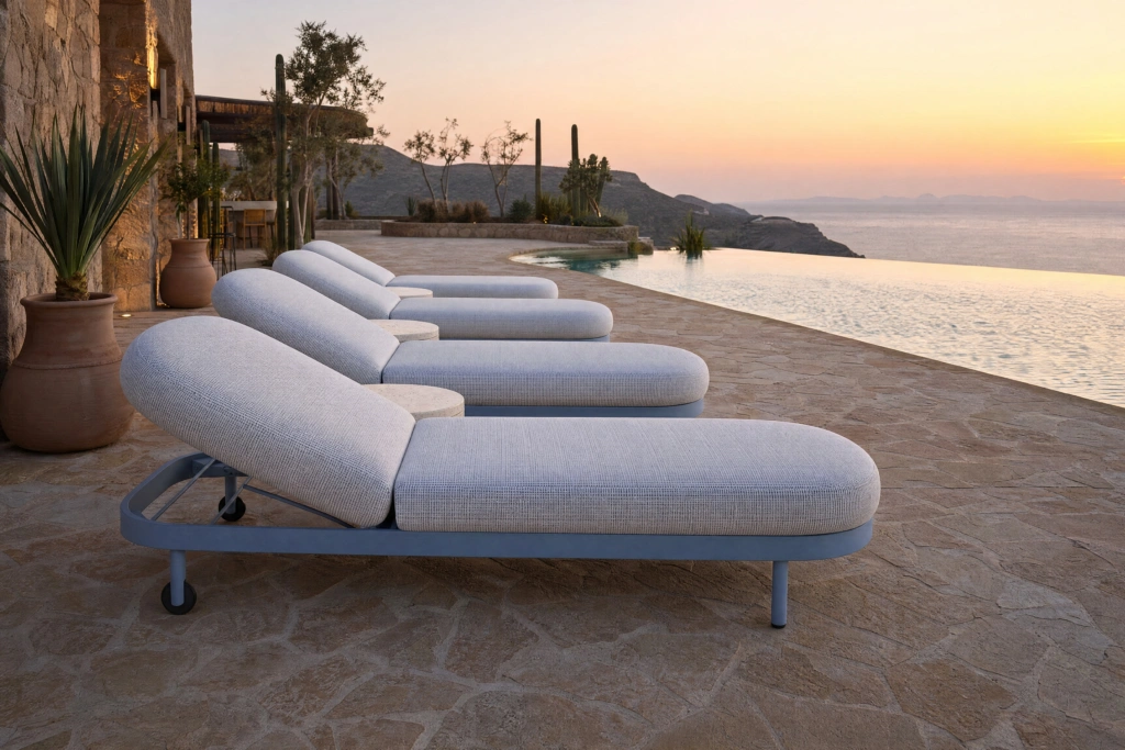 Jumbo Sunlounger + W setting
