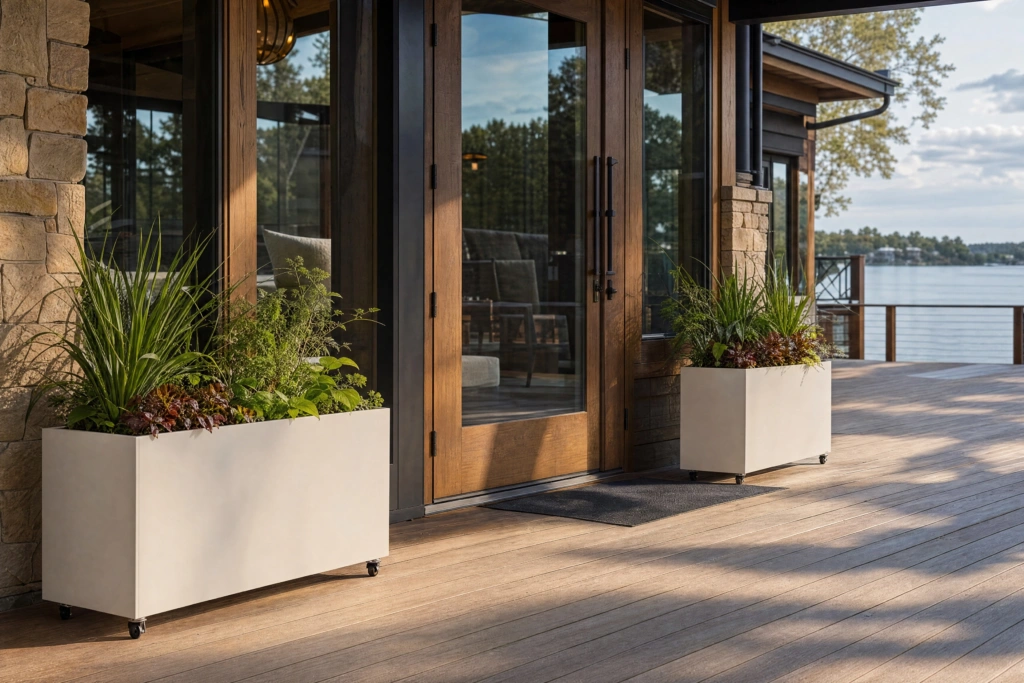 Lotus Planter Rectangle setting