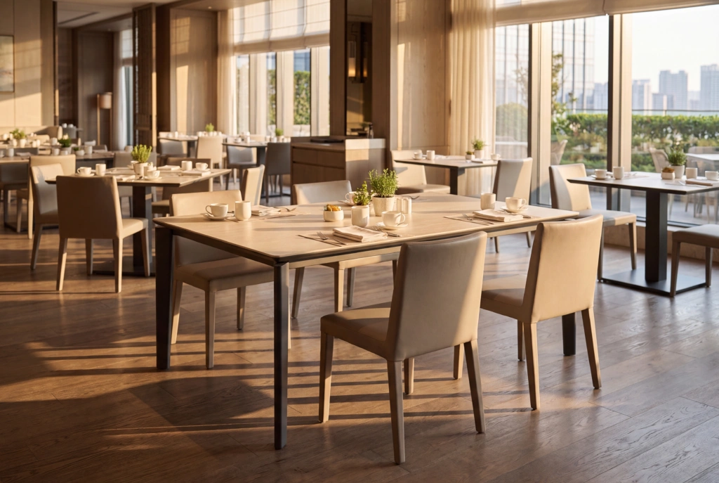 Bagel 58×58 Dining Table setting