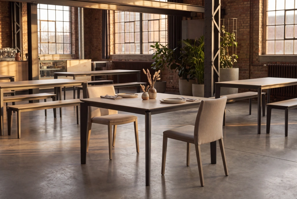 Bagel 58×58 Dining Table setting