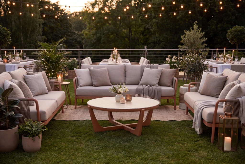 Float Coffee Table setting