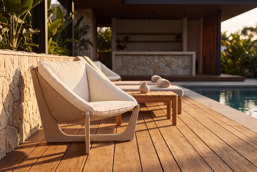 Float Lounge Chair setting