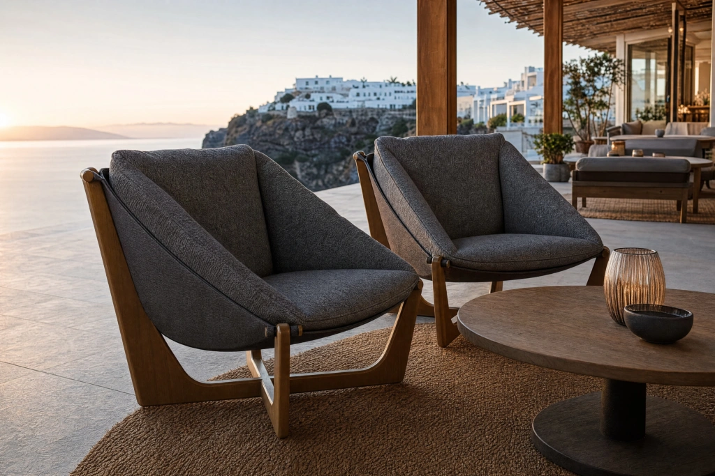 Float Lounge Chair setting