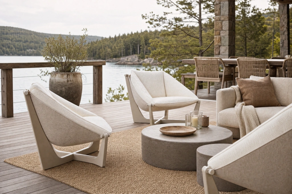 Float Lounge Chair setting