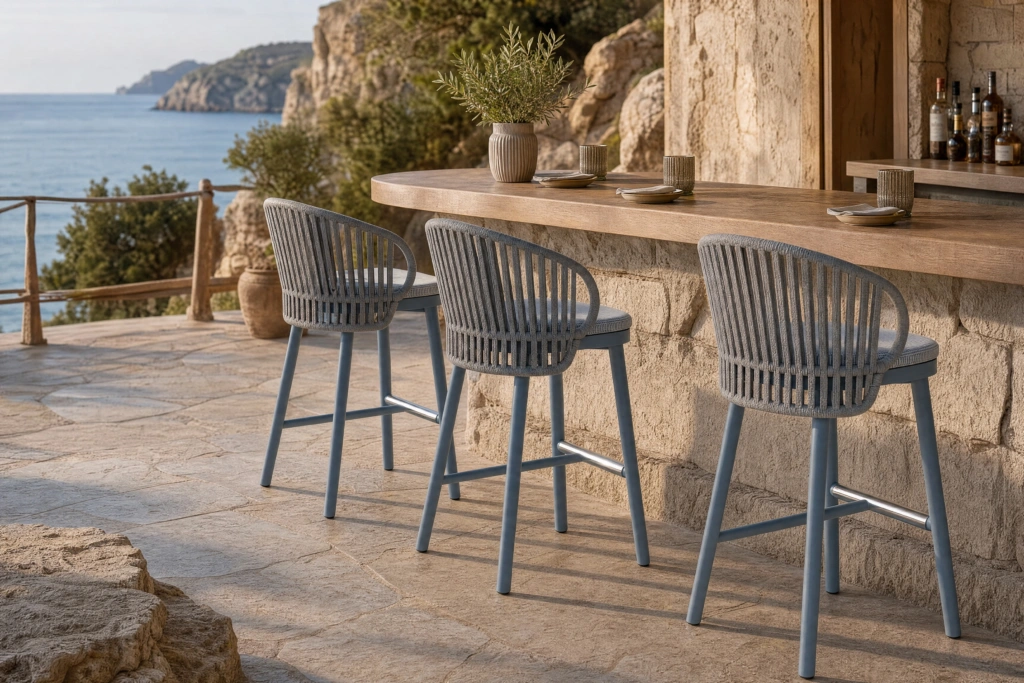 Jumbo B Barstool with Strap setting