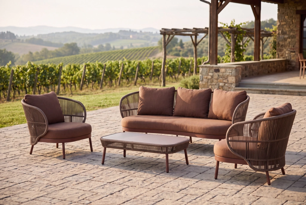 Jumbo Curved 2-Seat Sofa setting