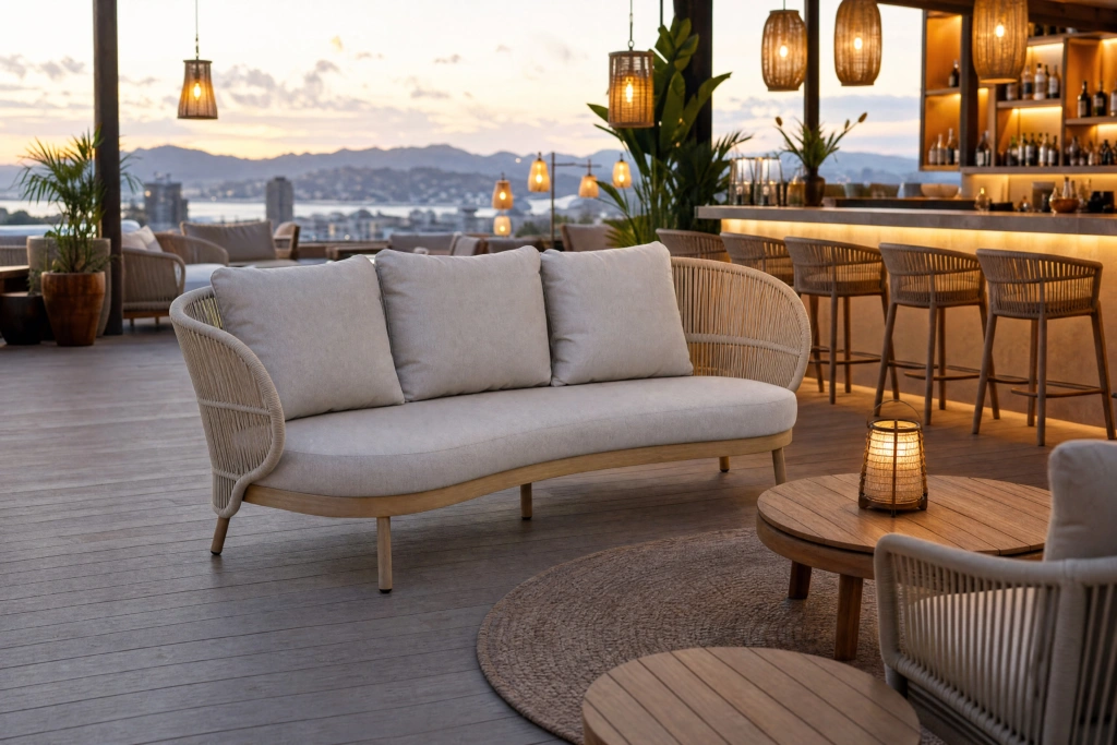 Jumbo Curved 2-Seat Sofa setting