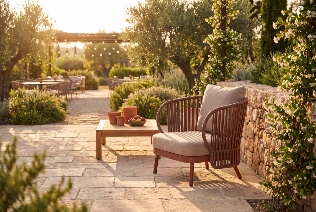 Jumbo Lounge Armchair with Strap setting