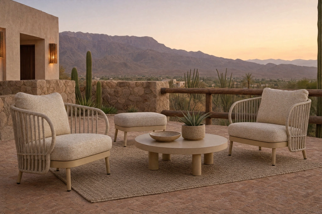 Jumbo Lounge Armchair with Strap setting