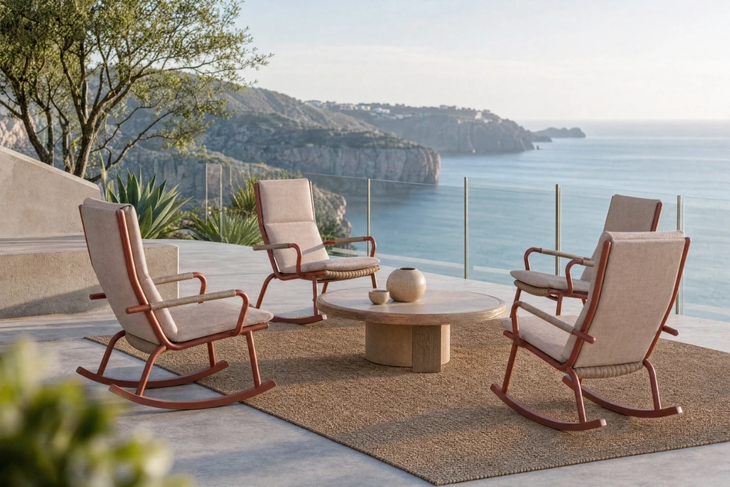 Loop Lounge Armchair Rocking setting