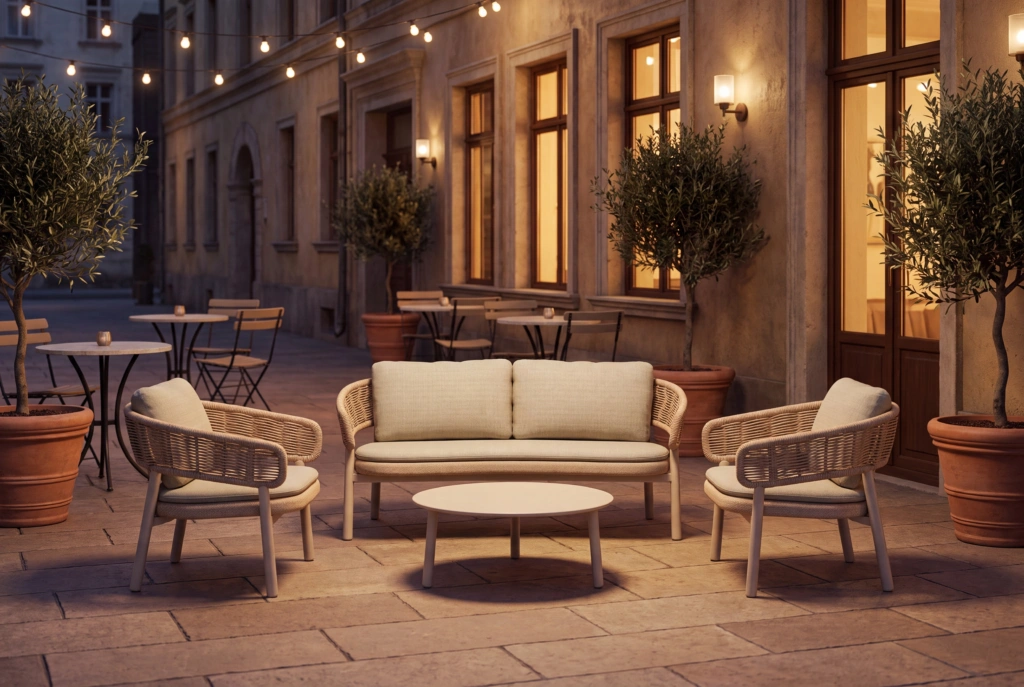 Shell 2-Seat Sofa setting