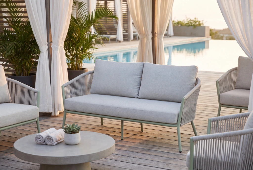 Shell 2-Seat Sofa setting