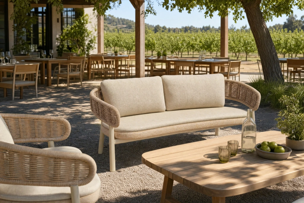 Shell 2-Seat Sofa setting