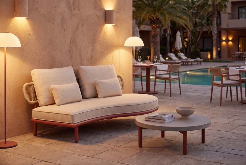 Shell 2-Seat Sofa LT setting
