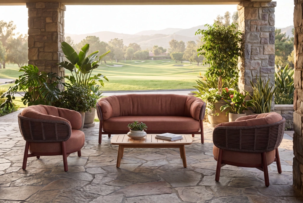 Shell 2-Seat Sofa Upholstered setting