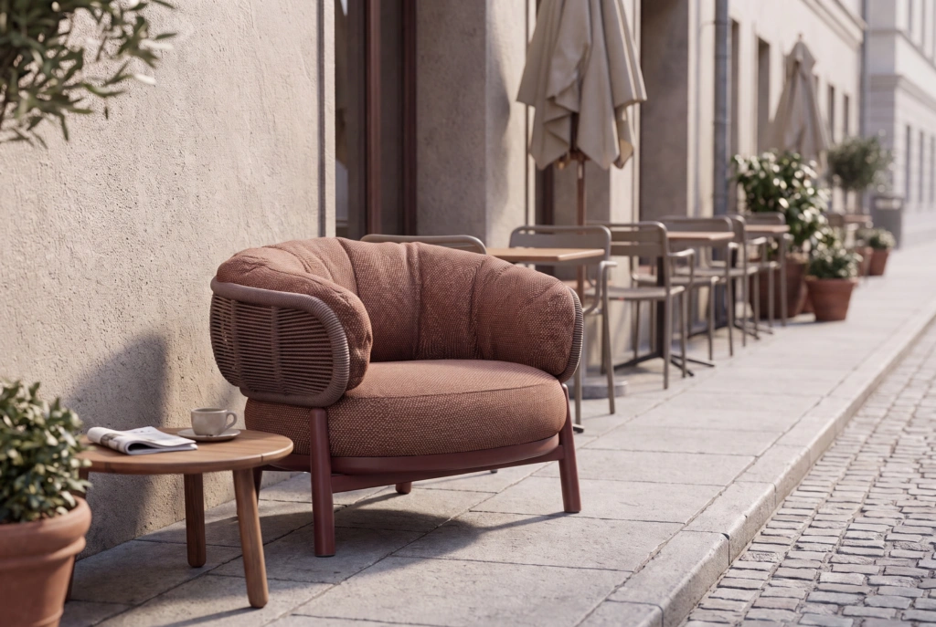 Shell Lounge Upholstered setting