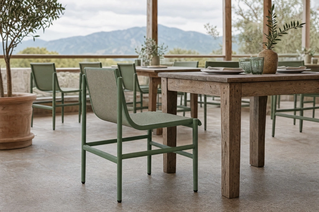 String S TEX Dining Chair setting