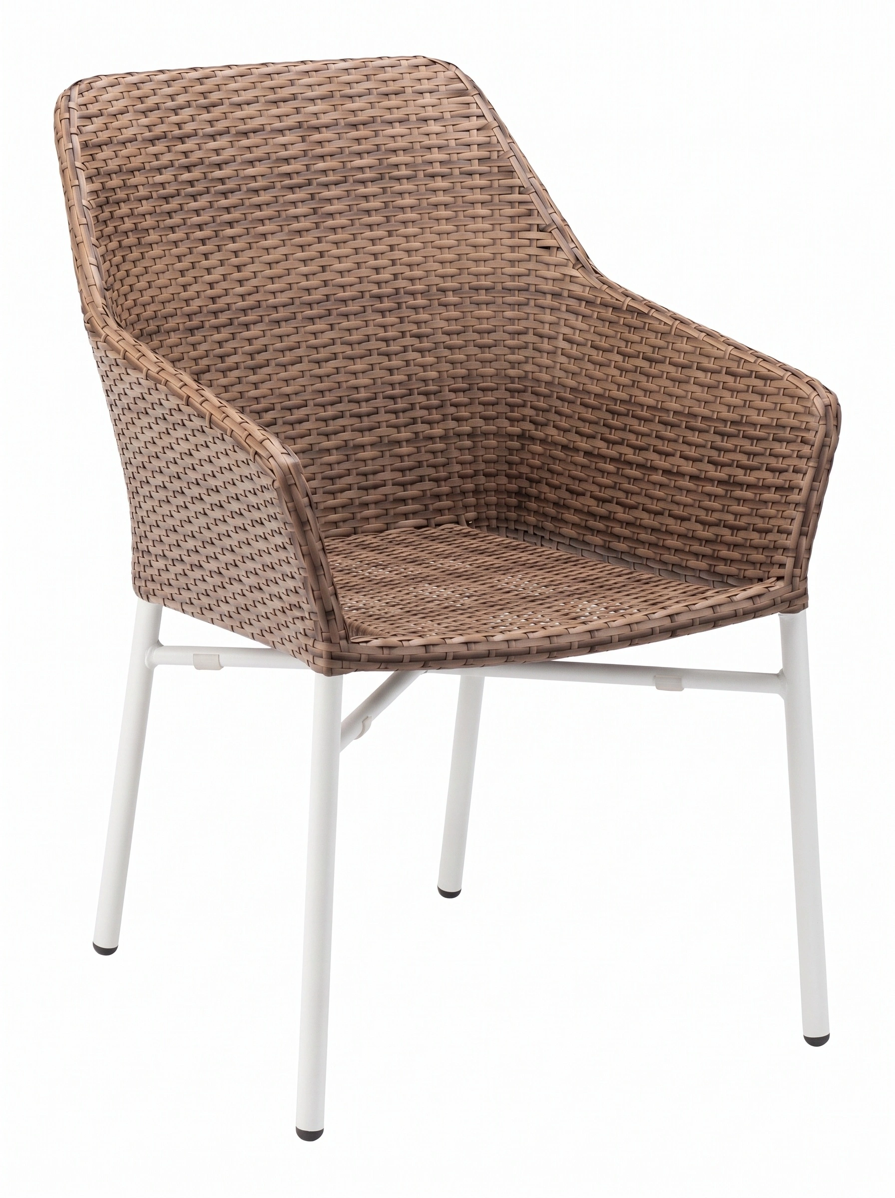 Madeira A – Narrow Wicker | Matte White Madeira A - Narrow Wicker – Matte White