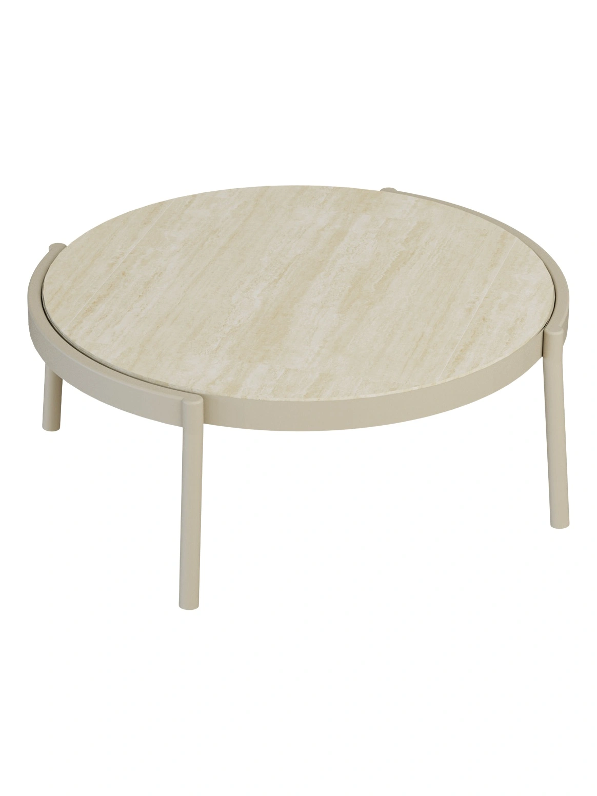 Lille Coffee Table Ceramic Large Lille Coffee Table Ceramic Large - round ceramic top on a sand aluminum base